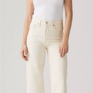 Levis ribcage wide leg jeans